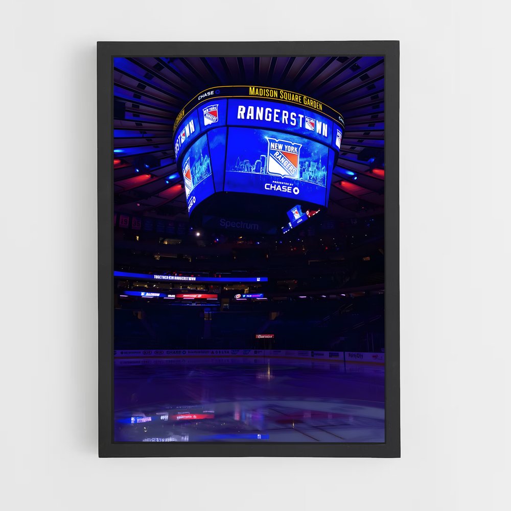 Poster New Scoreboard Rangers – affiche Hockey sur glace (vue 2)